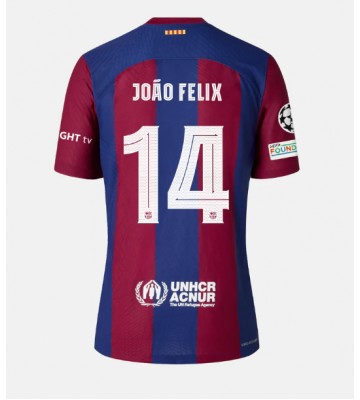 Maillot de foot Barcelona Joao Felix #14 Domicile 2023-24 Manches Courte